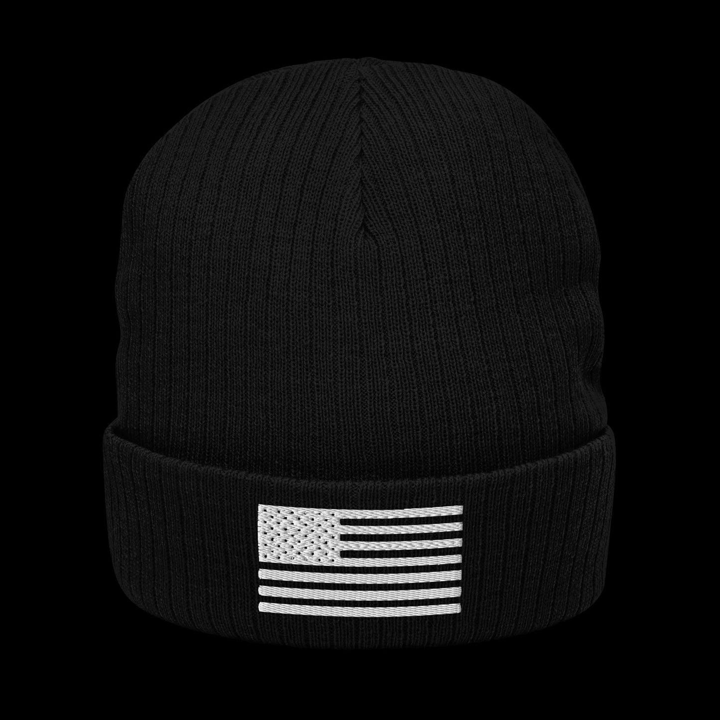 Freedom Ribbed Knit Beanie