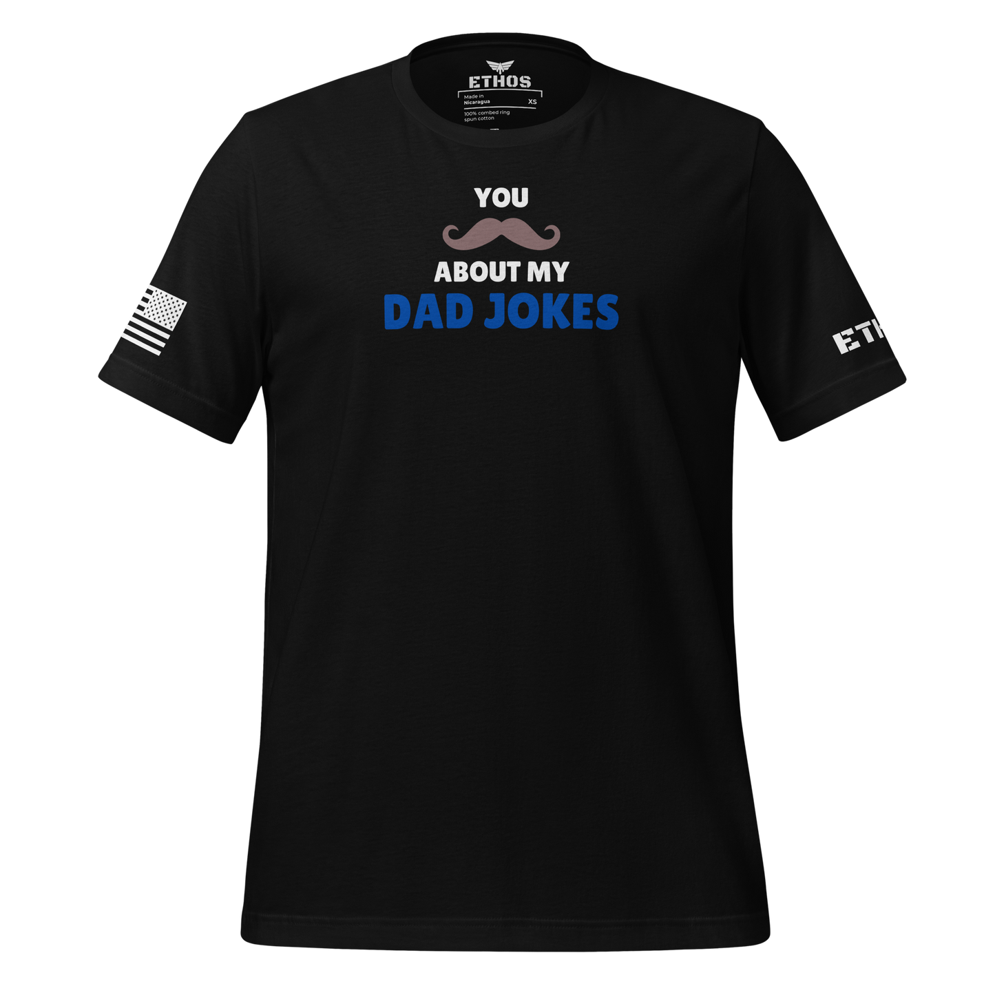 You Mustache About My Dad Jokes Tee