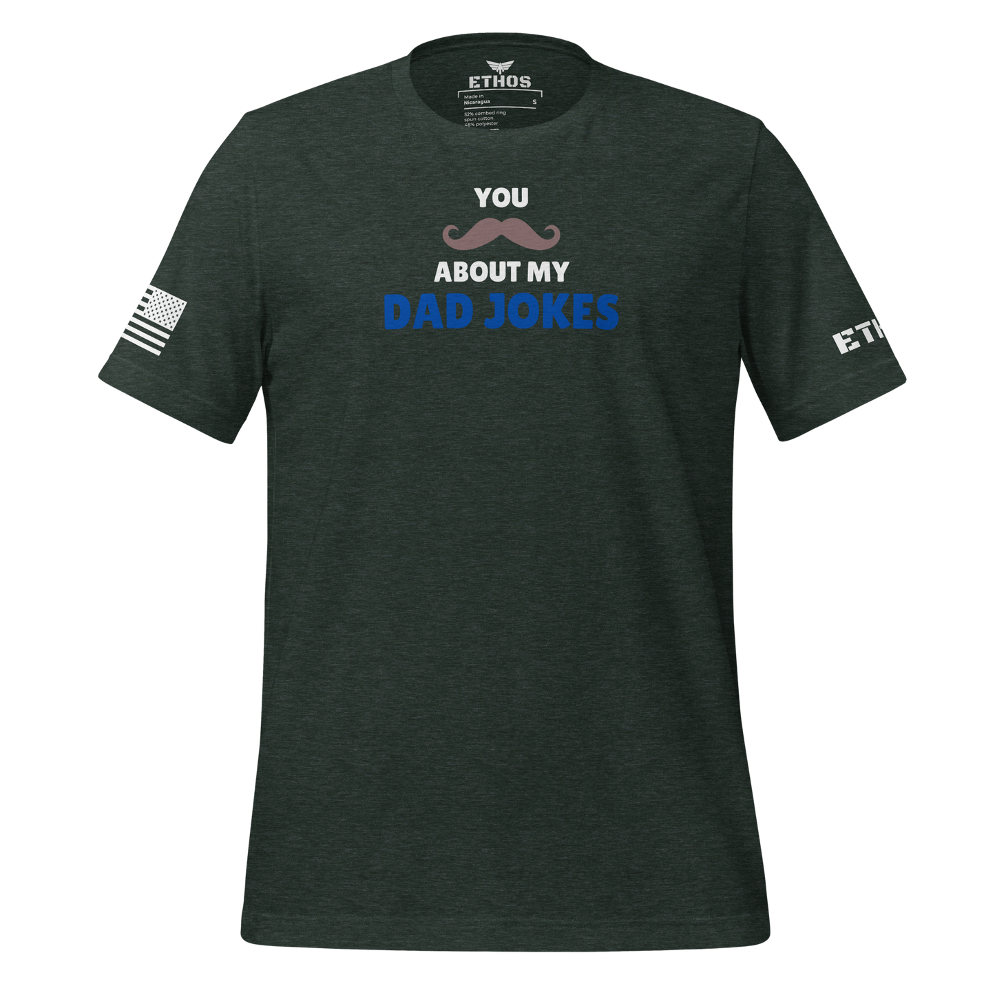 You Mustache About My Dad Jokes Tee